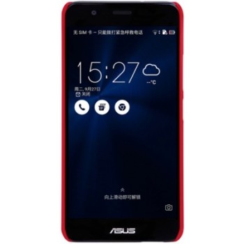 Frosted shield raudonas dėklas Nillkin (Zenfone 3 max zc520tl) Frosted shield raudonas dėklas Nillkin (Zenfone 3 max zc520tl)